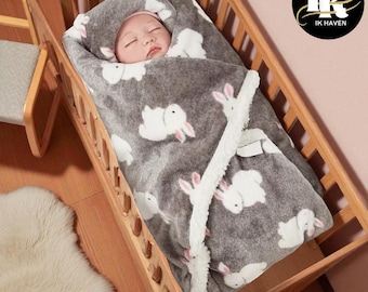Strickmuster für Babydecke „Heart to Heart“ – Einfache und schnelle Strickdecke auf Englisch
