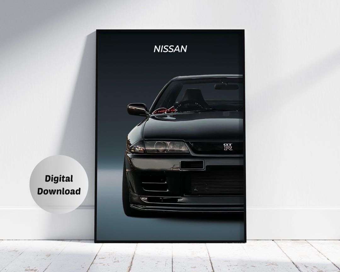 GTR R32, Super Car Posters, Car Wall Art, Father and Son Gift ...