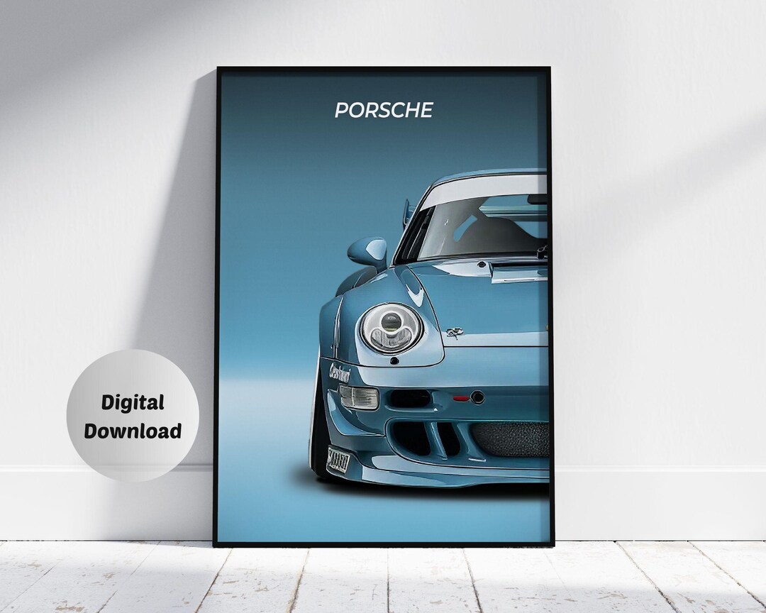 Porsche 911 RWB Poster: Supercar Wall Art Print (digital Download) - Etsy