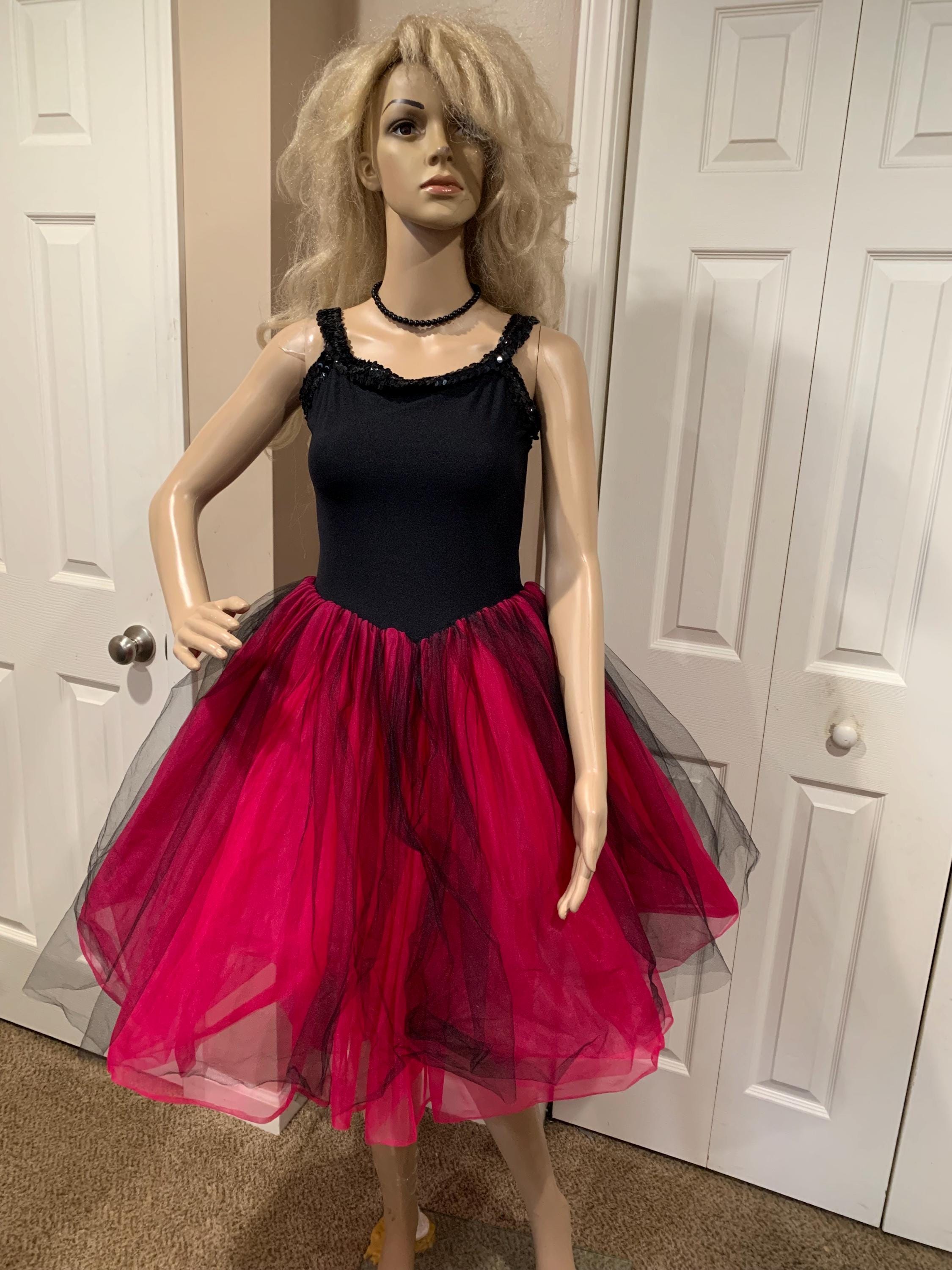 Madonna Pink Dress - Etsy