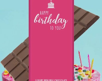 luxury chocolate Happy Birthday