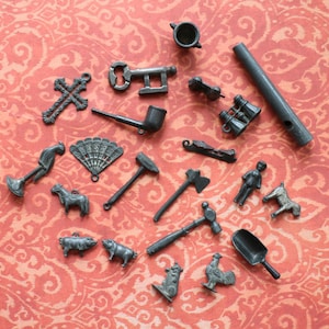 1 brinquedo de metal em miniatura vintage