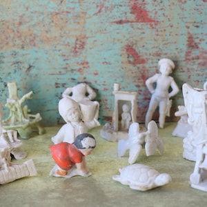 1 Antique Excavated Broken Bisque Figure