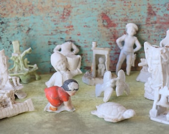 1 Antique Excavated Broken Bisque Figure