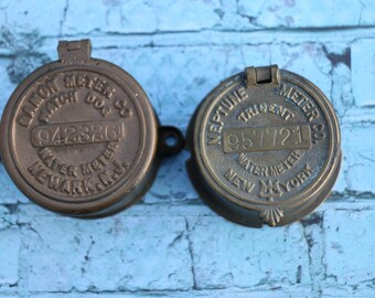 Brass Water Meter Etsy