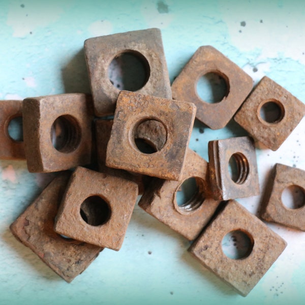 Antique Square Nuts - Etsy