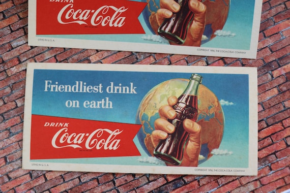 1956年製ヴィンテージコカコーラインクブロッター1枚 - Etsy 日本
