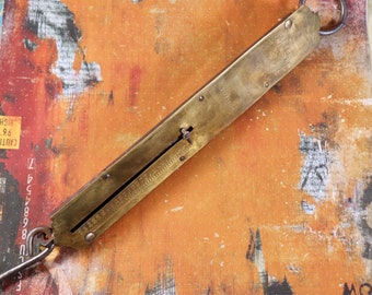Vintage Salter's Improved Brass Spring Balance