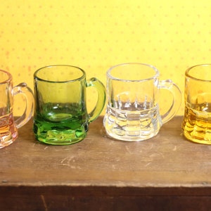 1 Vintage 1950&#39;s Federal Glass Mini Beer Mug Shot Glass
