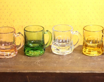 1 Vintage 1950&#39;s Federal Glass Mini Beer Mug Shot Glass