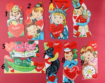 1 Vintage 1960's Unused Valentine's Day Card