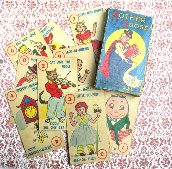 Little Jack Horner & Mary Mary x 2 Wide Swap/Playing Cards Nursery Rhymes 