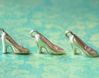 2 Vintage Gold High Heel Gumball Charms