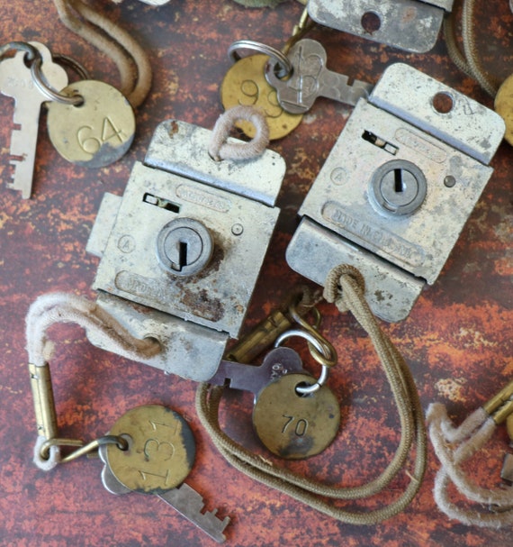 1 Vintage Lock with Working Key Etsy