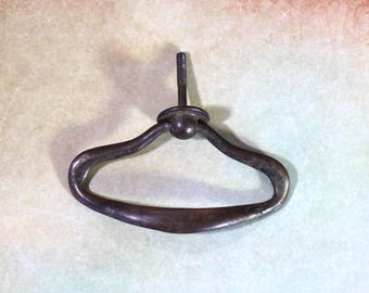 1 Vintage Solid Brass Handle