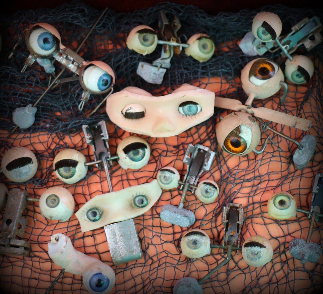 1 Set Antique/vintage Doll Eyes Etsy