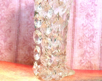 1 Strand Antique Crystal Chandelier Piece - Various Lengths