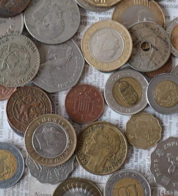 3 Vintage World Coins - Etsy