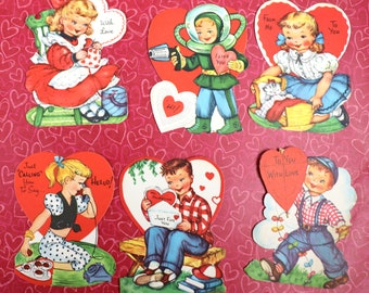 1 Vintage 1960's Unused Gibson Valentine's Day Card with Envelope