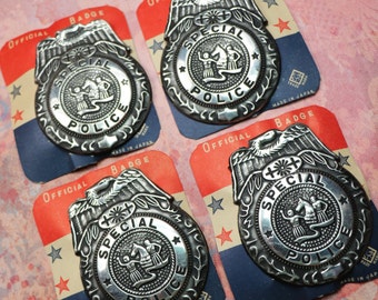 1 Vintage Tin Special Police Badge