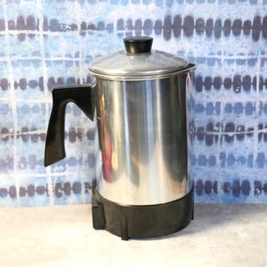 Vintage Stainless Steel Coffee Pot/Percolator