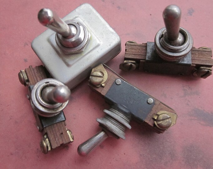 1 Vintage On/off Toggle Switch - Etsy
