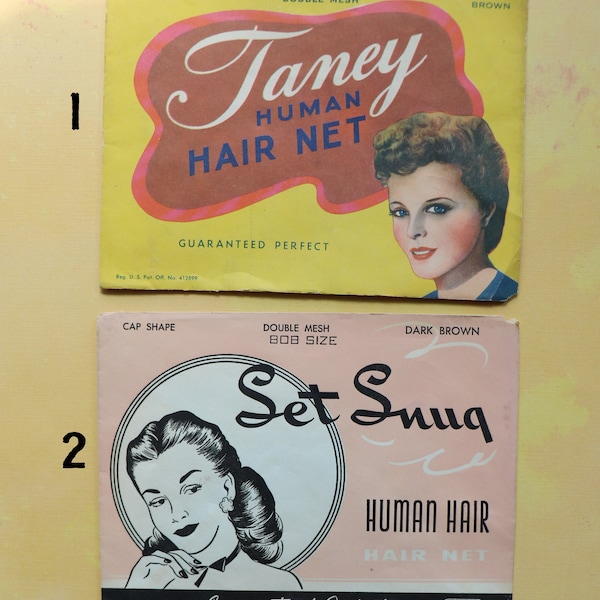 1 Vintage 1940's /1950's Hair Net