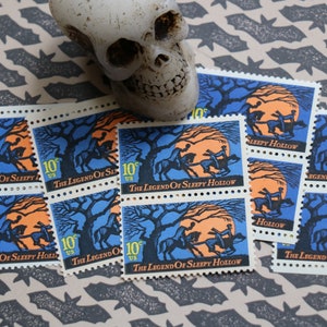 1 Vintage 'Legend of Sleepy Hallow' US Postage Stamp image 3