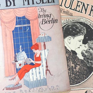 1 Antique 1920&#39;s Sheet Music - Set 2