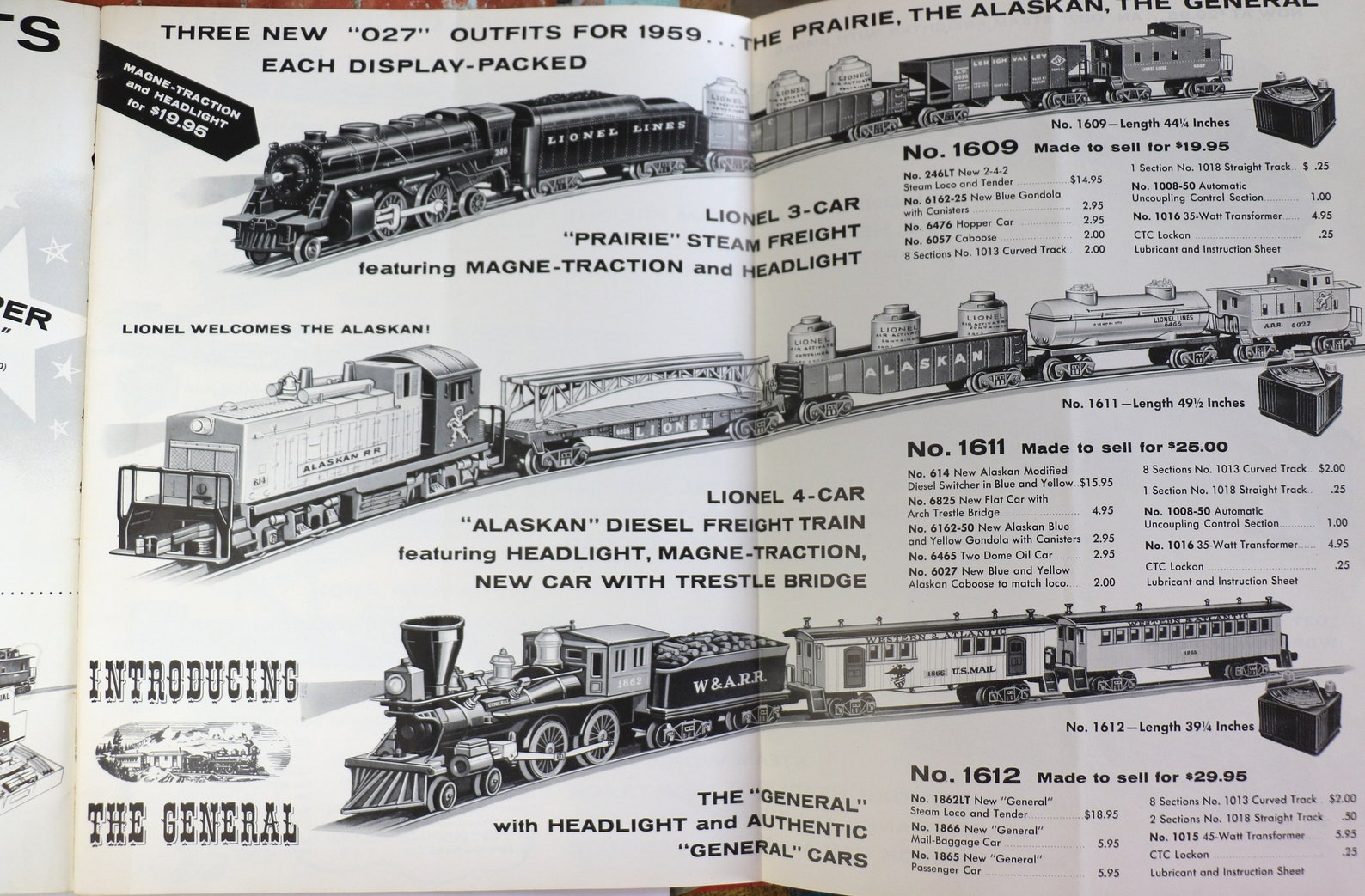 Vintage 1959 Lionel Train Catalog Etsy