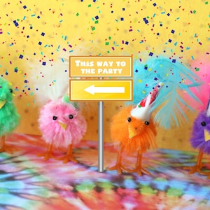1 vintage kauwgomballenprijs &#39;Party Chick&#39;