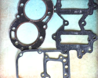 1 Vintage Extra Large Industrial Machine Gasket