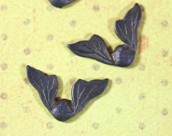 2 Vintage Maple Tree Seed "Helicopters" Brass Stampings