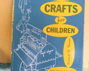 Vintage 1958 Children's Craft Book