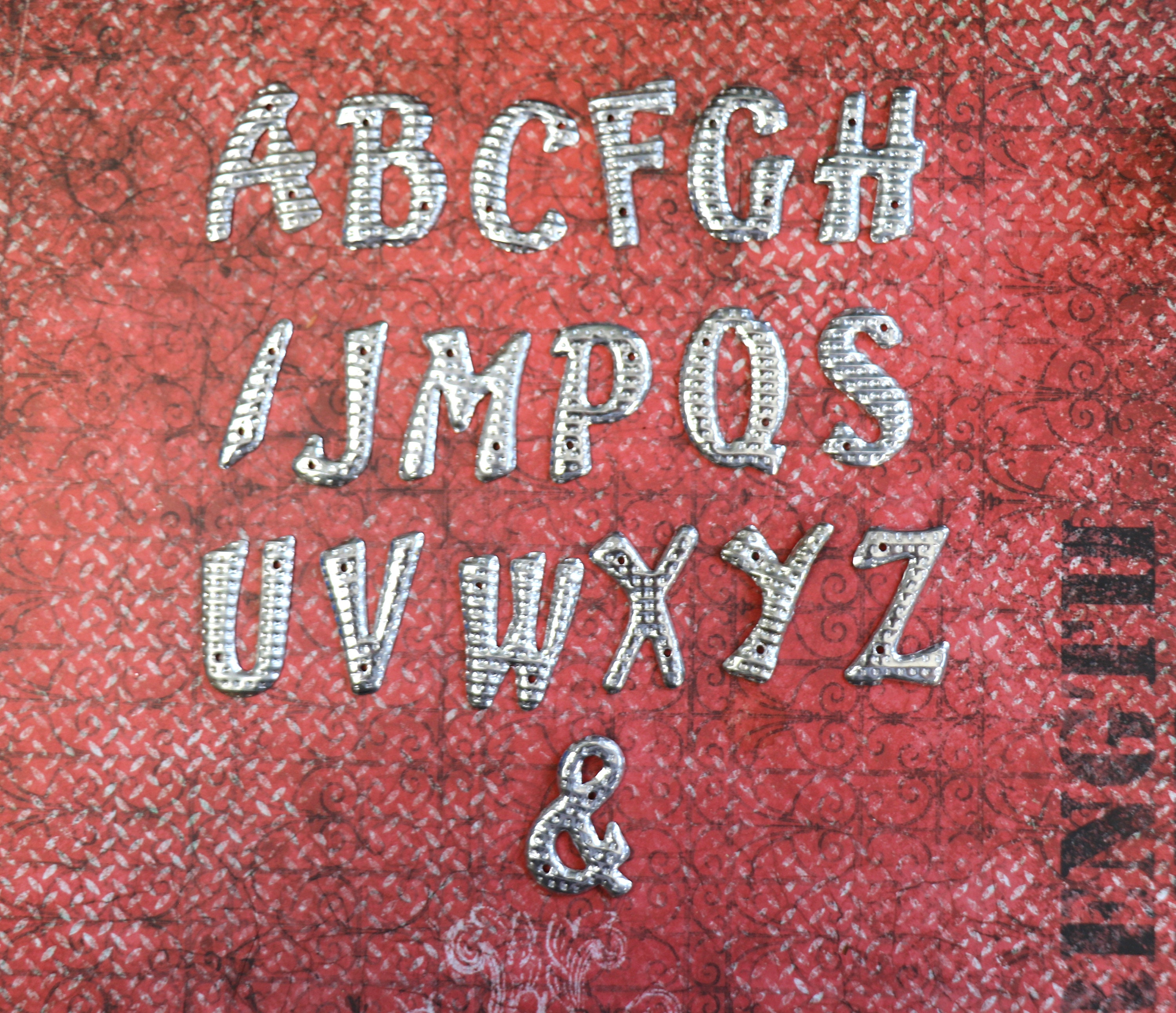 240 Clear Alphabet Letters Rhinestones Gem Stickers