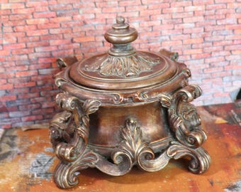 Vintage Ornate Box with Lid