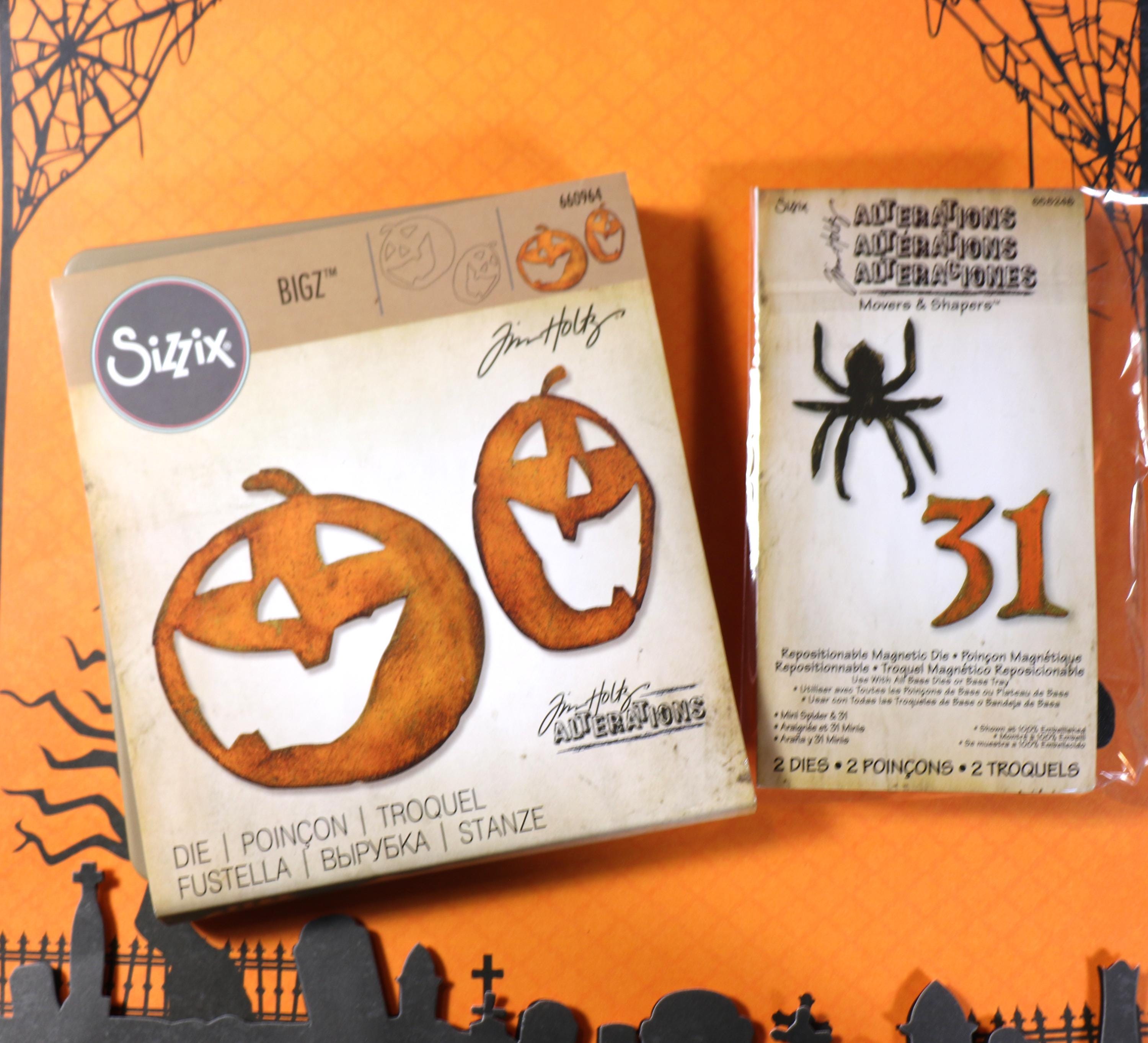 大人気の sizzix Tim Holtz Jack-o-Lanterns 660964 アルバム