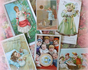 1 Antique Victorian Advertising Card