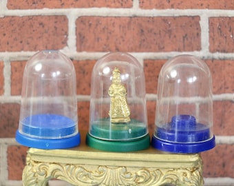 1 Vintage Empty Clear Plastic Dome for Presentation or Display