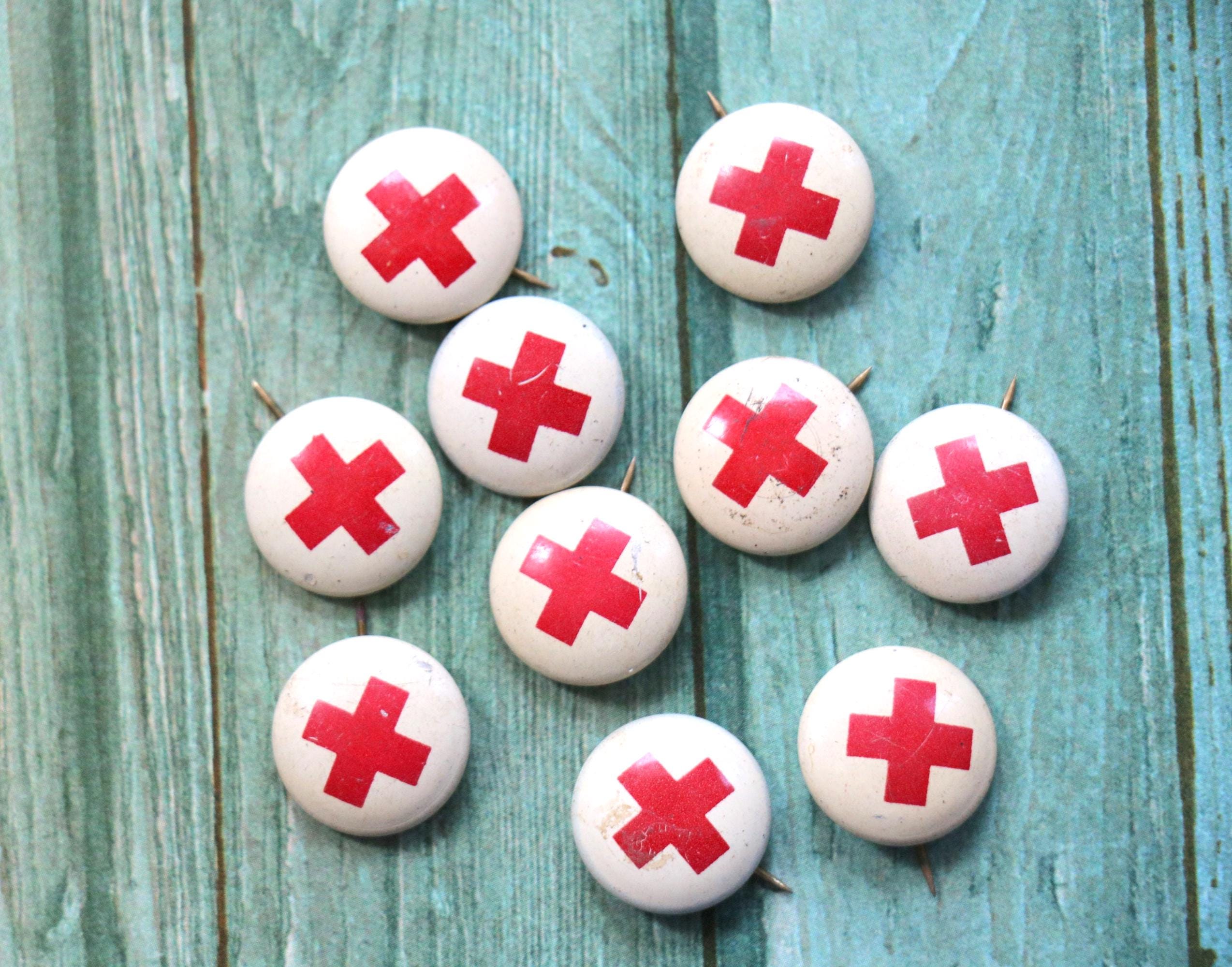 1910s 20s アメリカンレッドクロス ピンズ 30個セット ビンテージ Vintage Red Cross Pin - Etsy