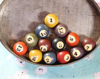 ビリヤードボール オレンジ 5番 No.5 ミニチュア ビリヤード ボール オレンジ ファイブ V