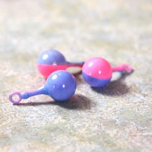1 Vintage Miniature Plastic Baby Rattle