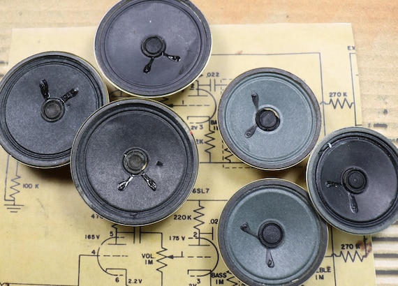 1 Vintage Transistor Radio Speaker - 4 Sizes to Choose From