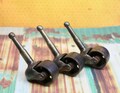 1 Antique All Metal Caster Wheel