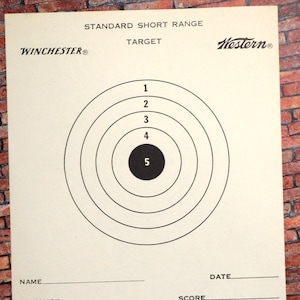 1 Vintage Westminster Short Range Target