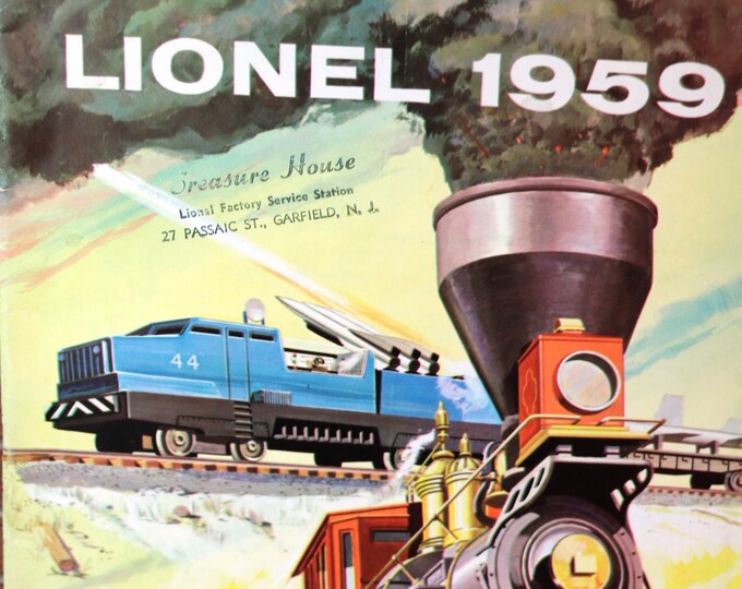 Vintage 1959 Lionel Train Catalog Etsy