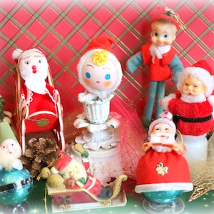 1 Vintage Kitschy Christmas Ornament - 8 choices