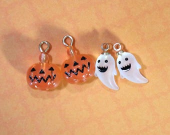 2 Resin Halloween Charms