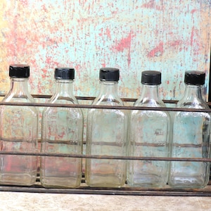 1 Vintage Embossed Laboratory Bottle