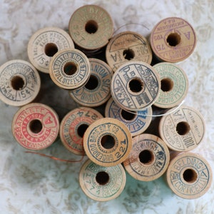 1 Vintage Stamped Spool